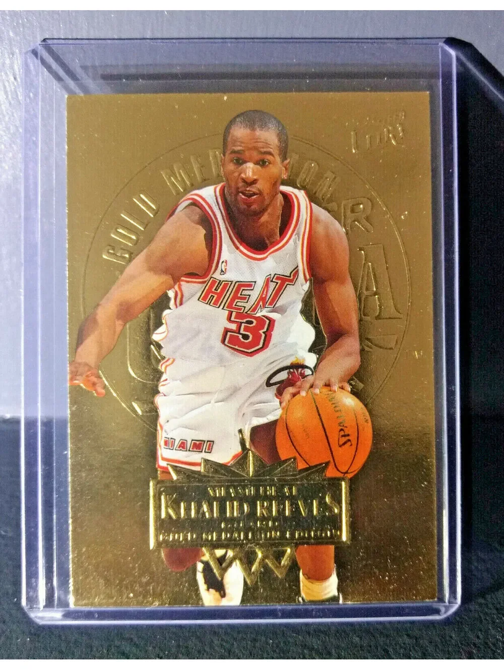 1995-96 Khalid Reeves Fleer Ultra Gold Medallion #97 Basketball Card